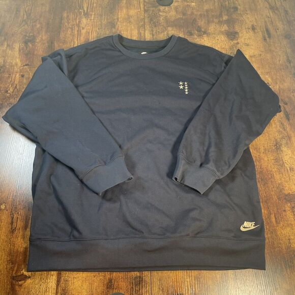 Nike Men’s Rare 25 stars Blue Crewneck Size 2XL - Picture 1 of 6